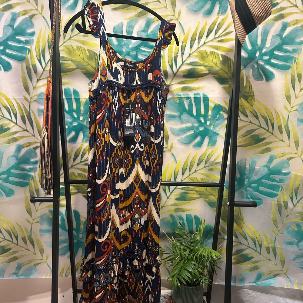 Bohemian Multicolor Maxi Dress